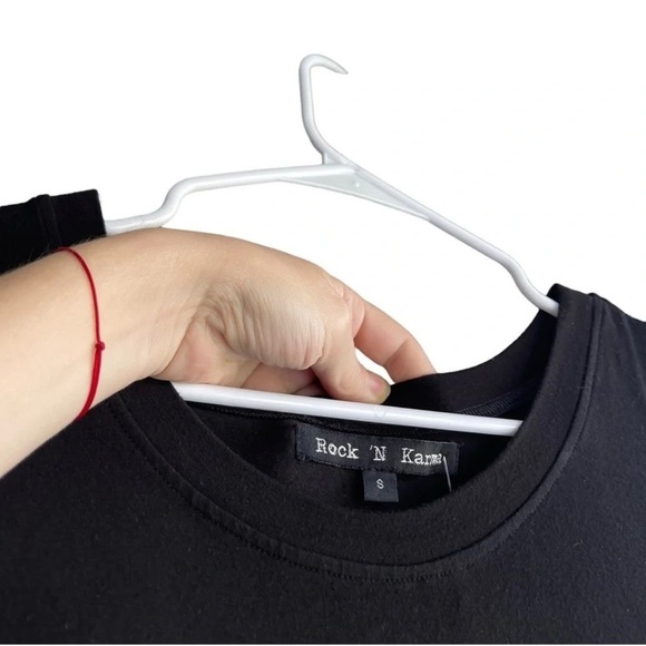 ROCK ‘N KARMA Abstract Side Slits Maxi Tunic Dress Size S - Picture 11 of 14